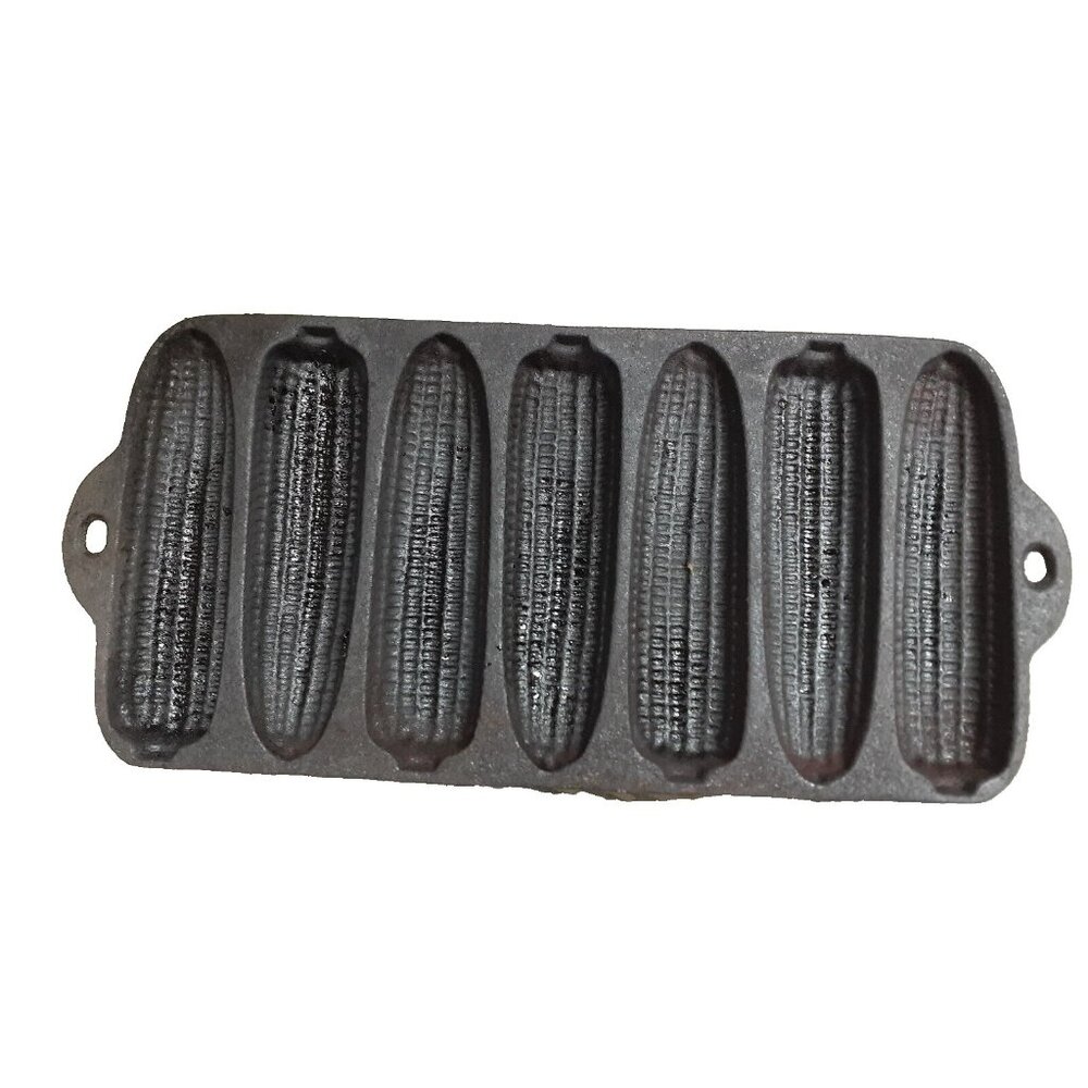 1920's Wagner Ware Krusty Korn Kobs Junior Cast Iron Corn Sticks Pan Old School